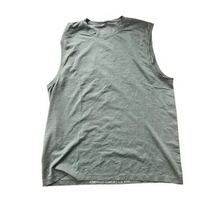 Lululemon ABC Slim Fit Tank‎ Top Men's XL Green Sleeveless Athletic Gym